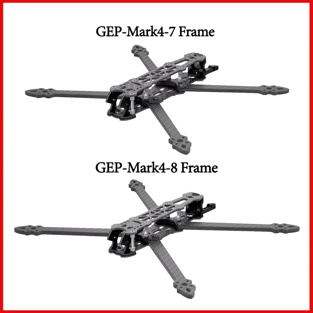 

GEPRC GEP-Mark4-7/Mark4-8 Frame Kits for Original Racing Drone Long Range Quadcopter FPV Drone Accessories Part
