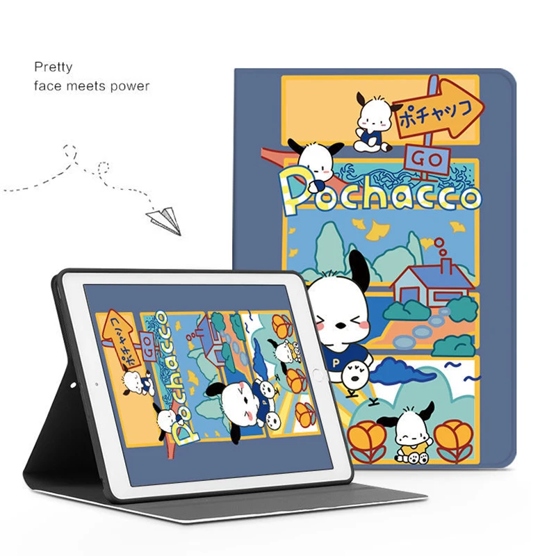 Pochacco Case For Xiaomi Pad 10.6in Cute Cover For Xiaomi 5 MiPad 6 6Pro 11inch Table Case For Redmi Pad SE 11in Case Kids Gifts