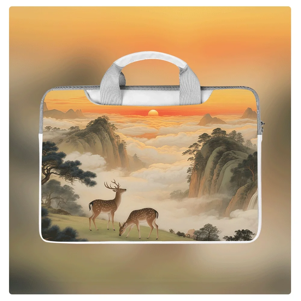

Cute Deer Shoulder Bag 12 13 14 16 Inch Waterproof and Shockproof Velvet Lined Crossbody Bag Perfect for Birthday Holiday Gifts