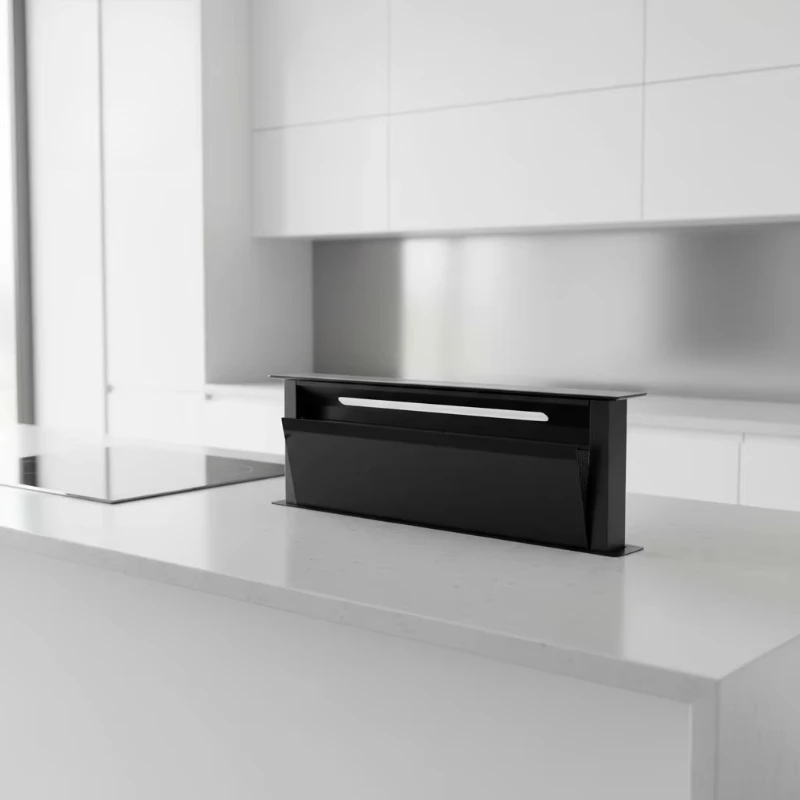 

Black optional pumping unit, drop kitchen pumping unit with touch control