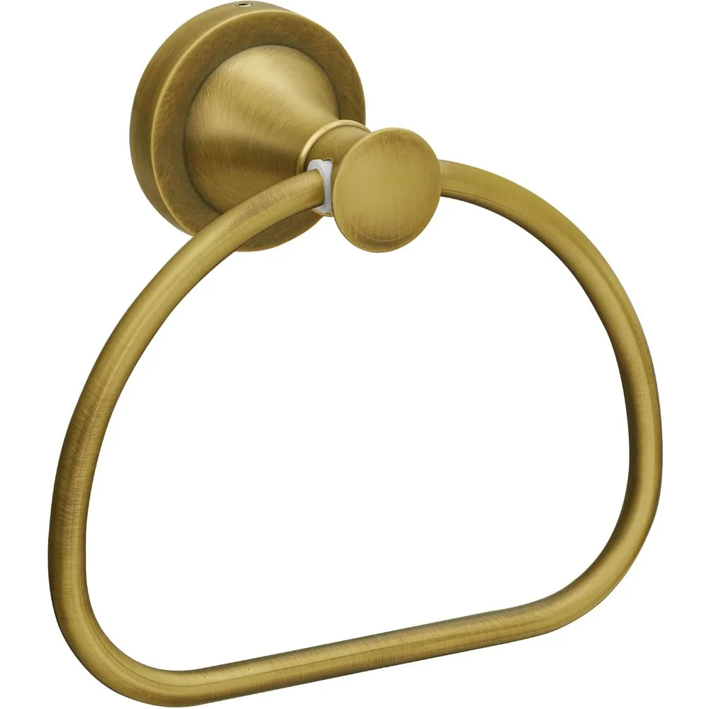 

Латунный держатель для полотенец для ванной комнаты, антикварный латунный держатель для полотенец, настенная вешалка для полотенец, домашняя полукруглая вешалка для ванной комнаты