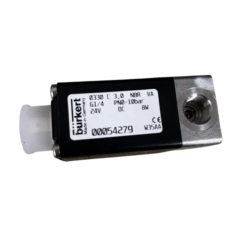 

Burkert 00464205 Тип 2-ходовой плунжерный электромагнитный клапан прямого действия с поворотной арматурой для промышленной автоматизации