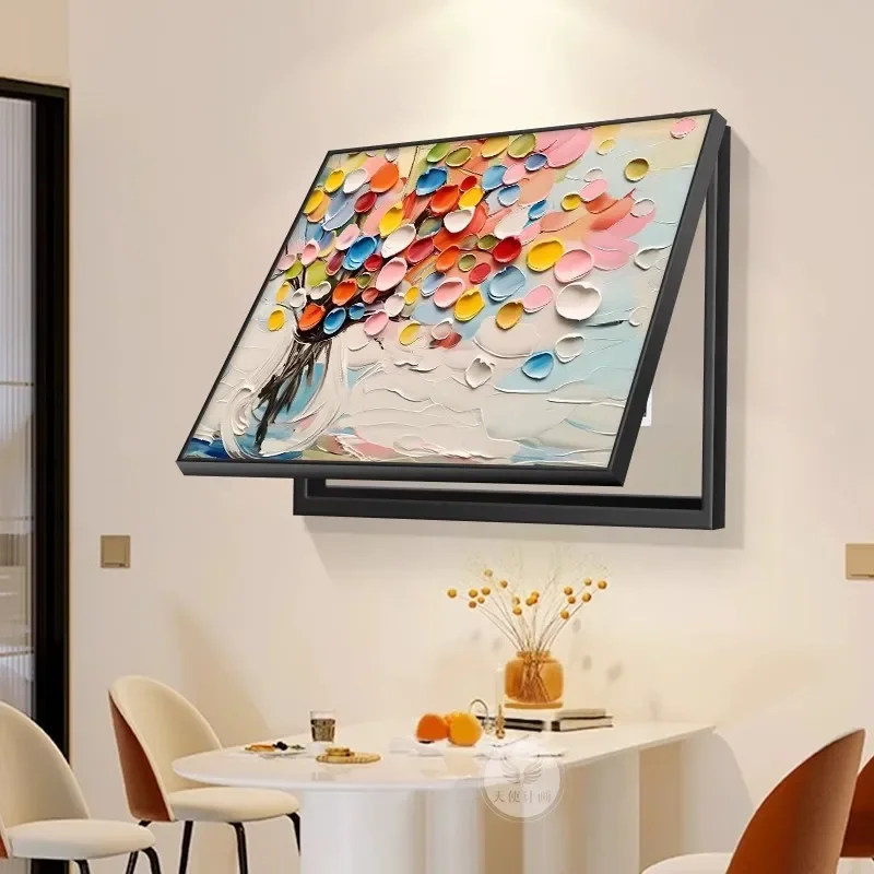 

New modern luxury electric meter box shading painting, weak current box shading painting, distribution box decoration painting,