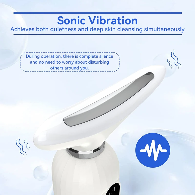 جهاز تجميل الوجه والرقبة، آلة شد الوجه، الذقن المزدوجة LED المضادة للتجاعيد، مزيل الذقن المزدوجة، تدليك الوجه