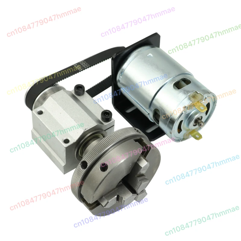 

Wood Lathe Spindle Set with 50mm 3-Jaw 65mm 4-Jaw Chuck and Morse Taper Tailstock for Woodworking