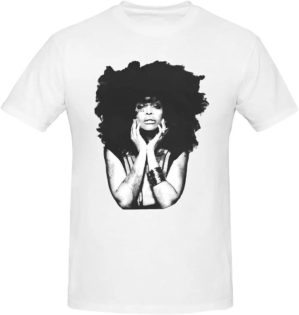 Erykah Badu T Shirt Men's Cotton Breathable Pattern d Fashion