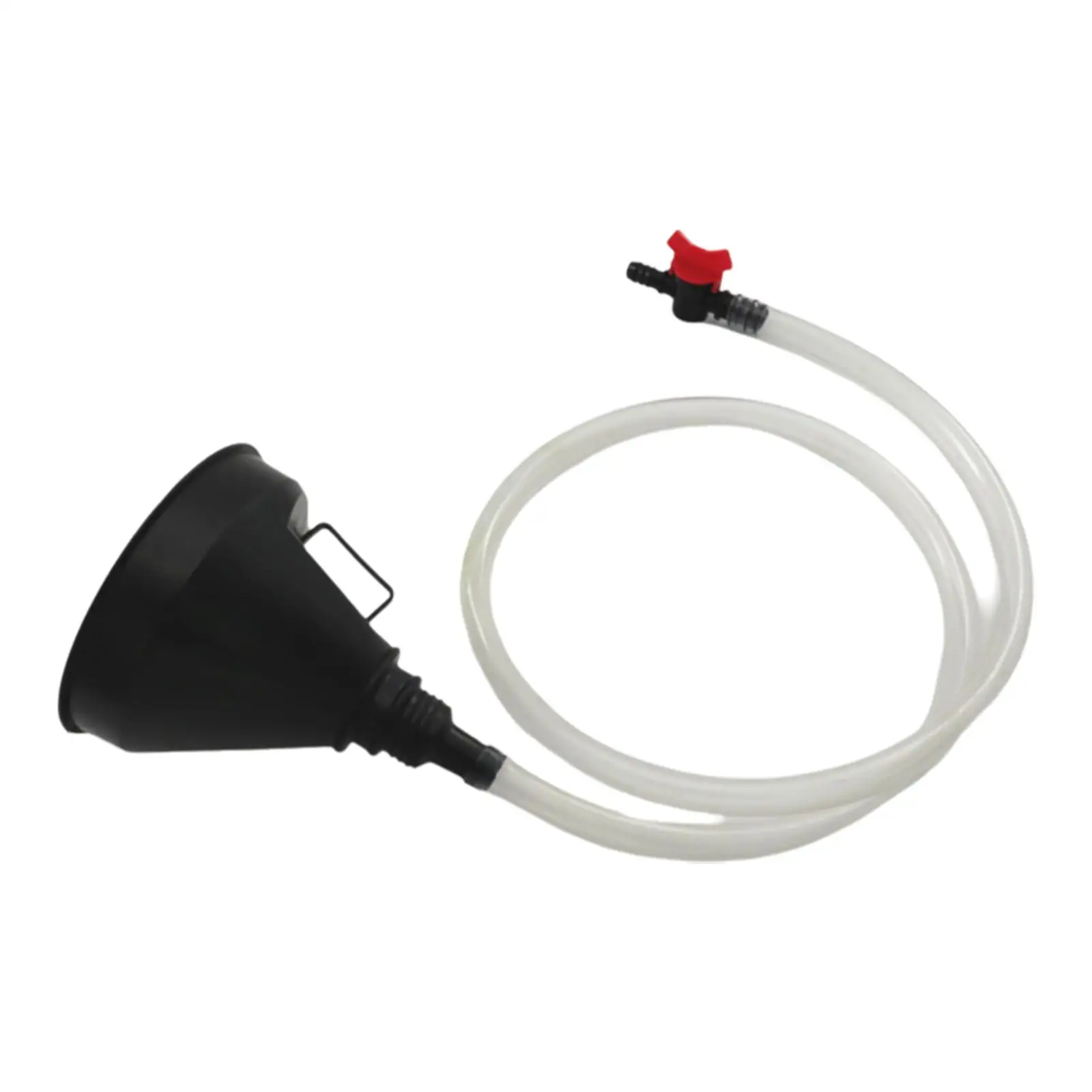 

Beer Funnel with Valve Lightweight Long Thick Tube Multipurpose Compact Drinking Tool for College Party