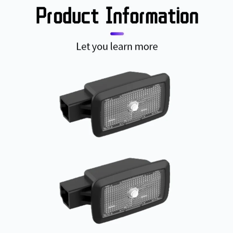 

2pcs LED Seven-color Car Door Light Ghost Shadow Lamps Projector Lamps For BYD EV Han DM Song PLUS PRO TANG Seal Frigate 07 E9