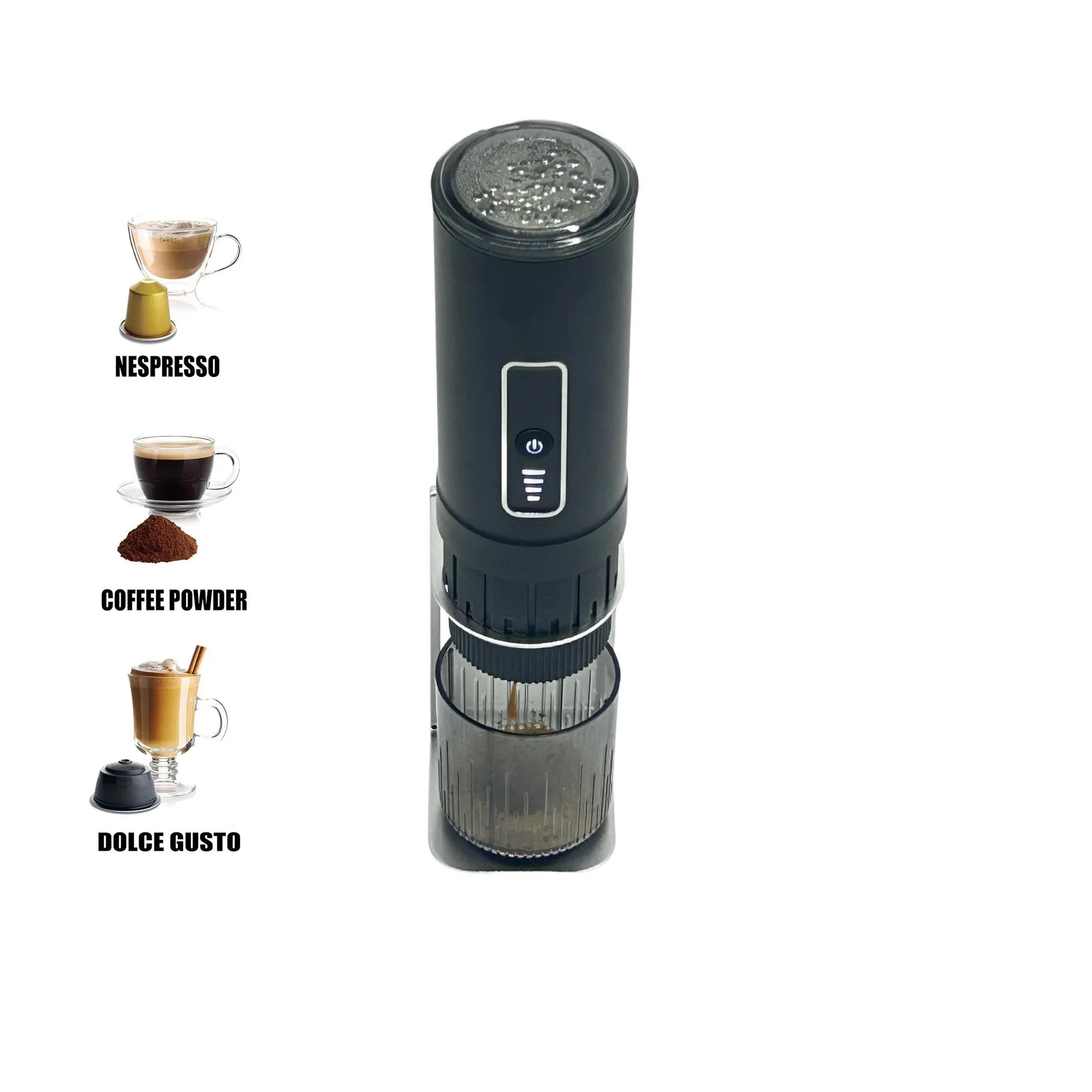 

Three-box portable Italian coffee capsule machine for both hot and cold use, suitable for both large and small capsules
