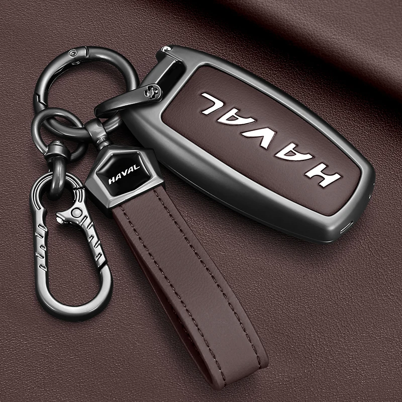 

Zinc Alloy New Leather Car Key Case Cover for Great Wall Haval/Hover H1 H6 H7 H4 H9 F5 F7 H2S Car-covers Shell Auto Accessories