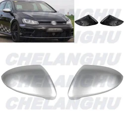 car accessories For For VW Golf 7 7.5 2013 2014 2015 2016 2017 2018 2019 2020 Pair Left+Right Silvery Painted Mirror Cover Cap