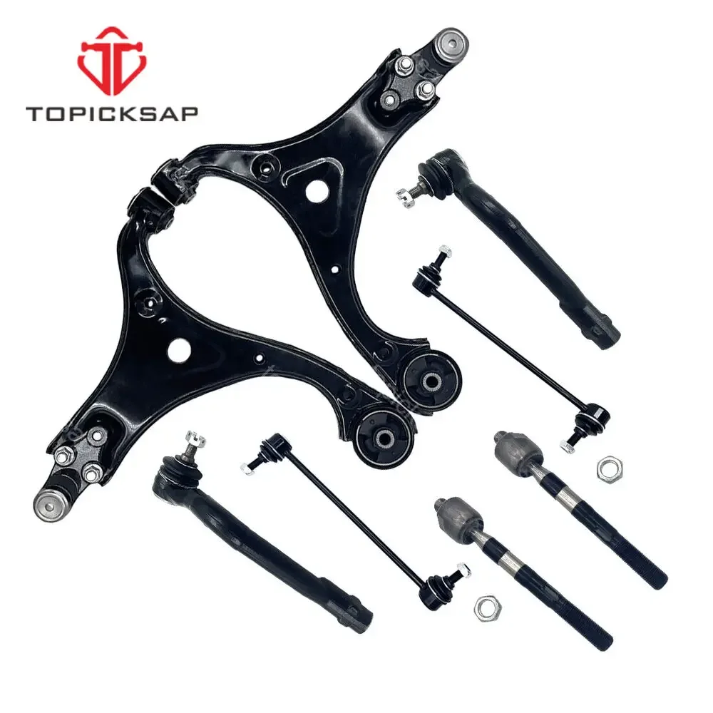 TOPICKSAP 8Pcs Front Lower Control Arm Ball Joint Sway Bar Link Assembly Replacement for Hyundai Sonata FWD 2011 2012 2013 2014