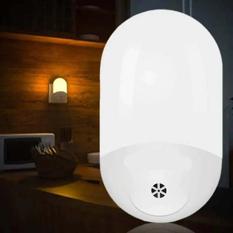 

Plug In Night Light LED Night Light Lamp With Smart Sensors Dusk To Dawn Sensor Adjustable Brightness For Kids EU Plug