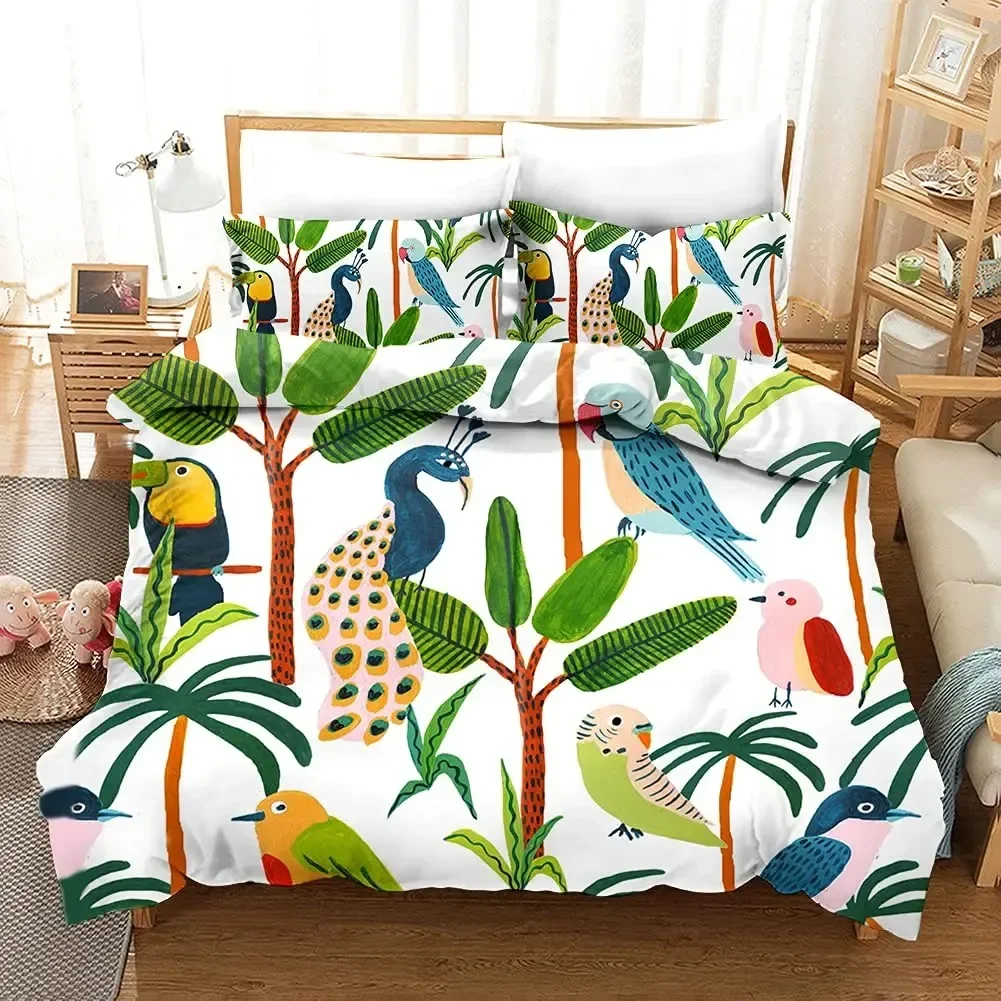 Lotus Duvet Cover Set,Bohemian Tattoo Style Pastel Toned Mandala Abstract Lotus Flower Design Bedding Set Full Queen Size