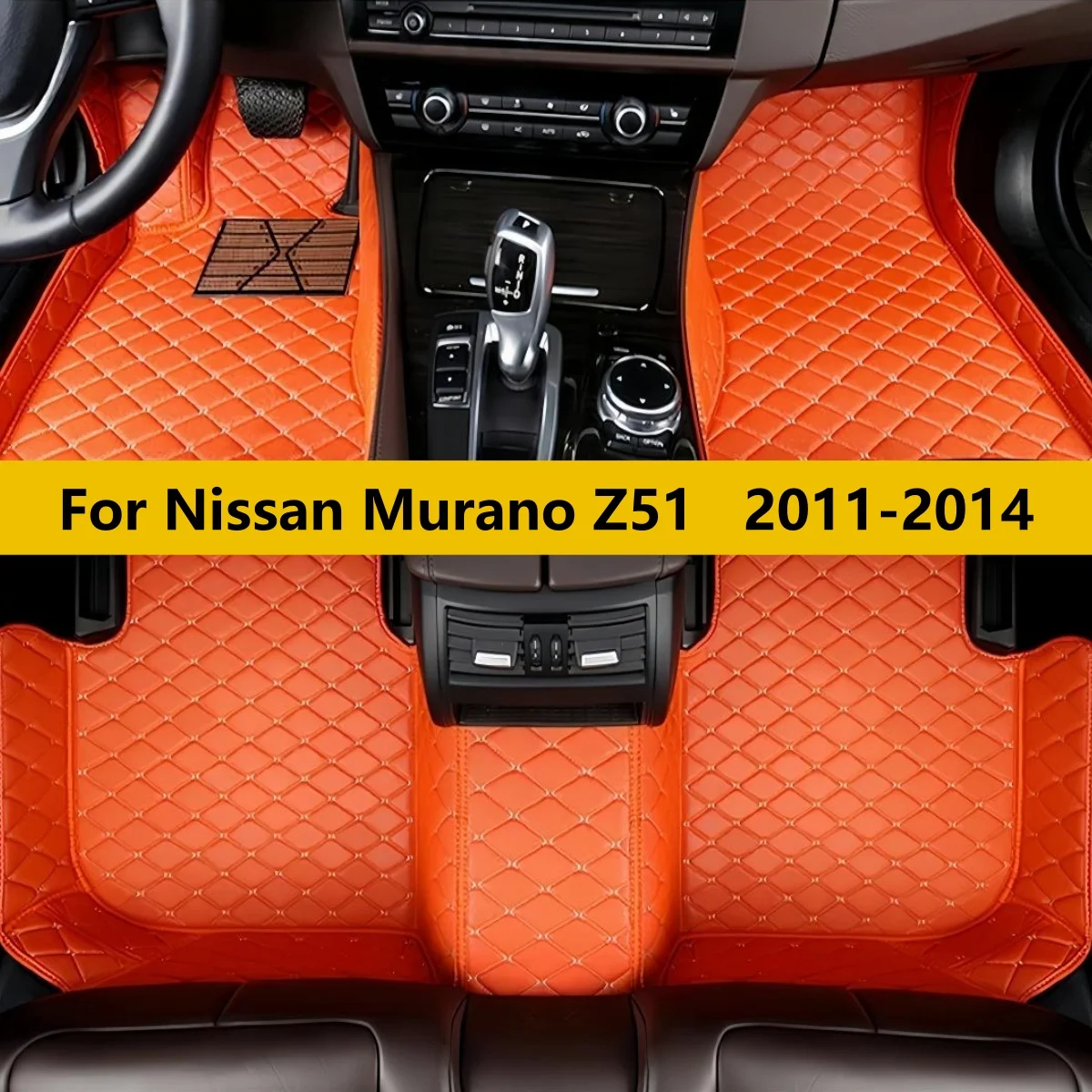

Автомобильные коврики для Nissan Murano Z51 2011-2014, полный комплект, водонепроницаемые, ковровые, для пола автомобиля
