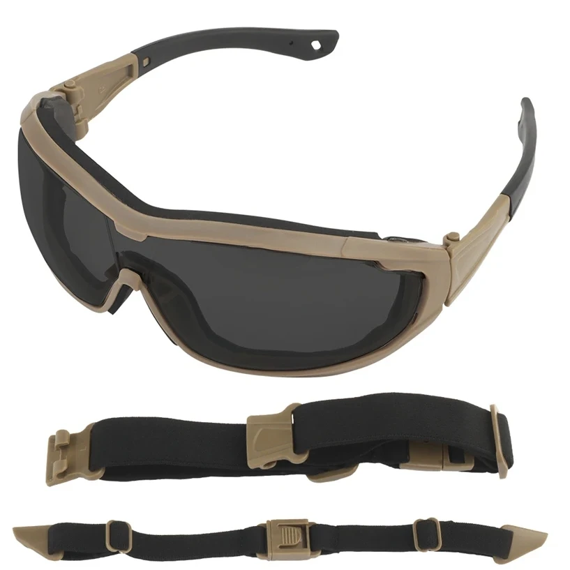 

Shooting Goggles Outdoor UV Protection Hunting Hiking Riding Sports Sunglasses Airsoft CS Tactical Paintball Combat Glasses