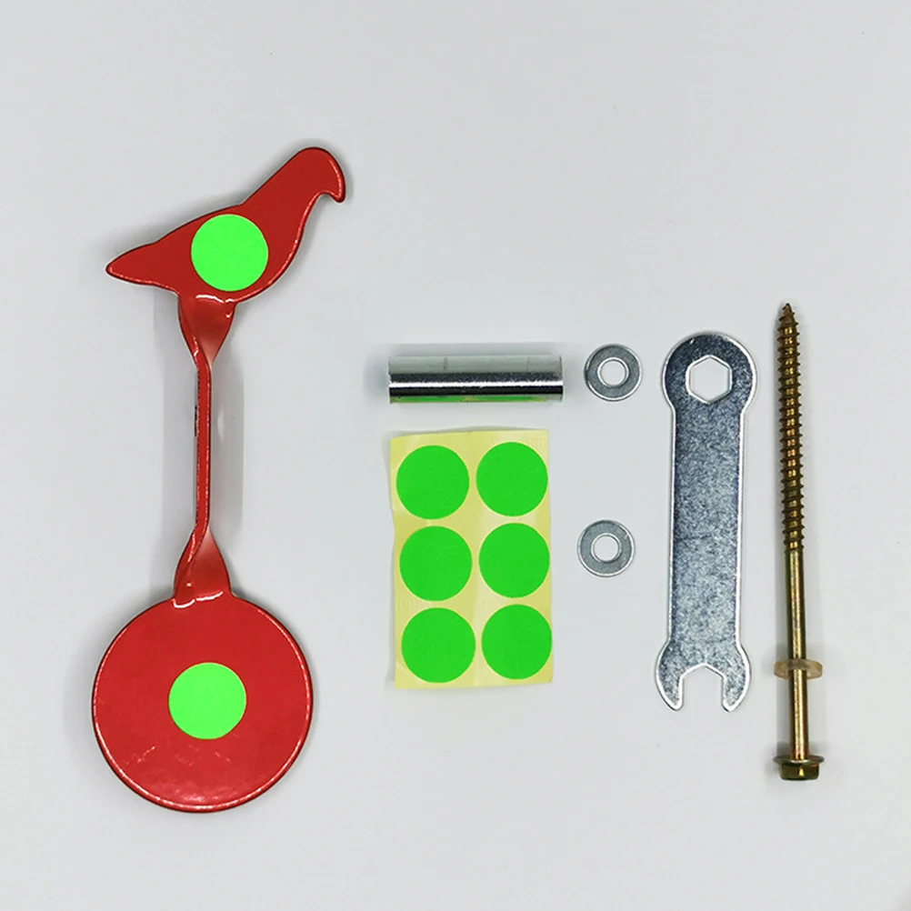 

Shooting Training Target Hanging Stakes Practice Lawn Targets Tree Mounted Metal