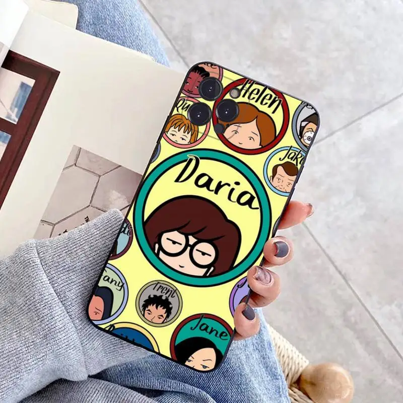 Anime D-Daria Phone Case For iPhone 6 7 8 Plus 11 12 13 14 Pro SE 2020 MAX Mini X XS XR Back Funda Cover