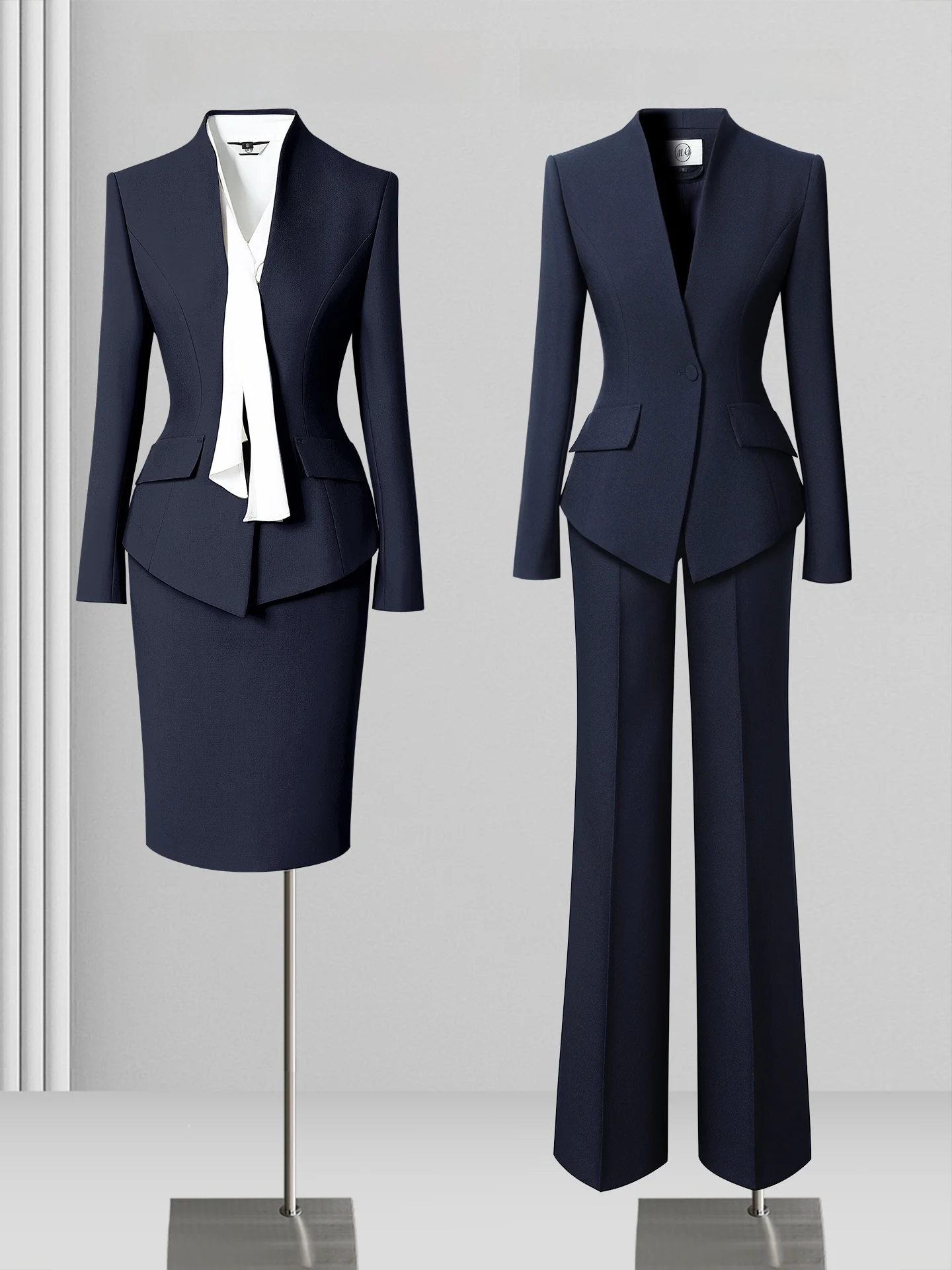 Black Suit Jacket Women's Fashionable Slimming Commute Formal Occasion High-End Feel Professional Workwear Set Korean Style