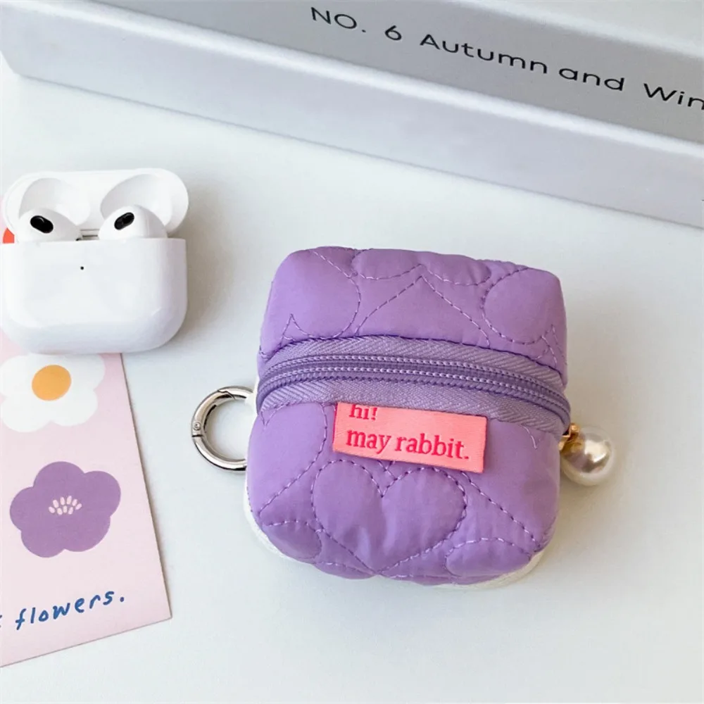 Bag Pendant Earphone Pouch Bluetooth Earphone Bag Small Tent Fashion Cute Coin Purse Kawaii Colorful Mini Storage Bag Earphone