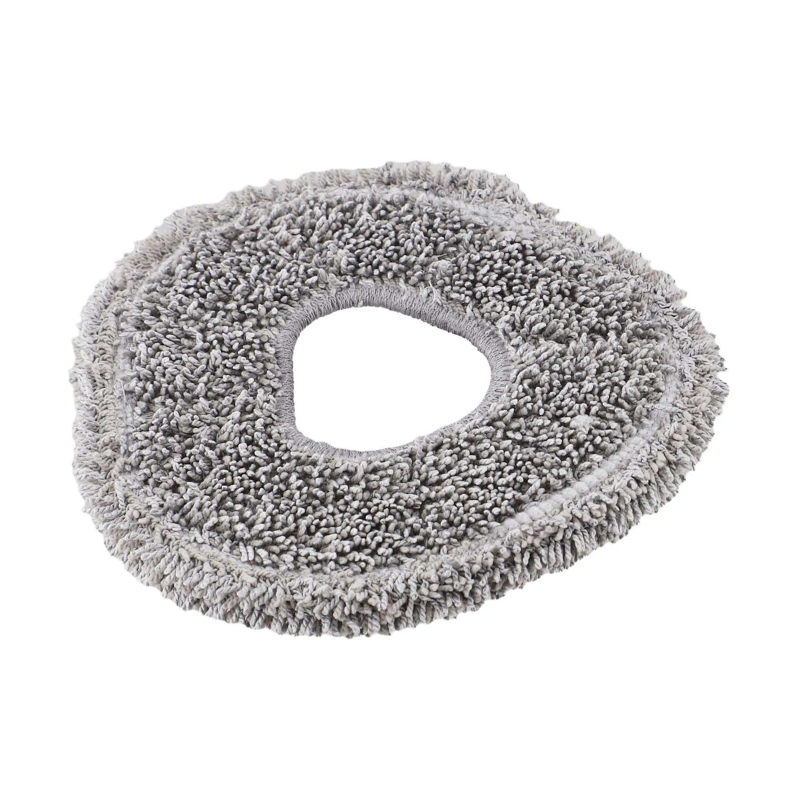 Gray Microfiber Mop Cloth Set Cleaning Solution Robot Vacuum Cloth Reusable Mop Cloth Convenient Cleaning Tool