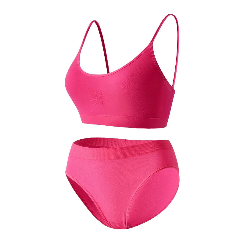 Comfortable Without Steel Rims Women's Underwear Lovely Breathable Soft Women's Bra Fashion Elegant Exquisite Women's Set