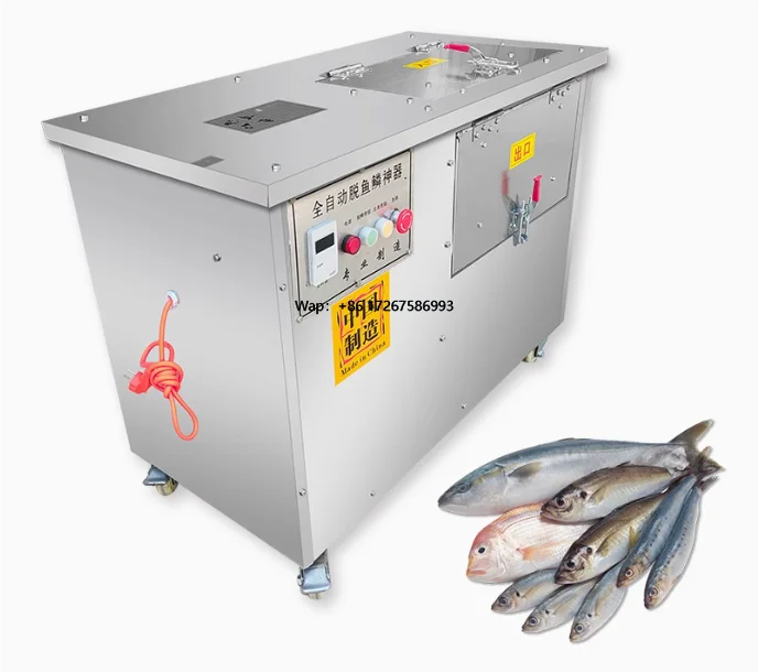 

Automatic Fish Scraper Cleaning Bone Remover Cutter Fishing Electric Fishes Scalers Removable Fish Scale Removal Machine
