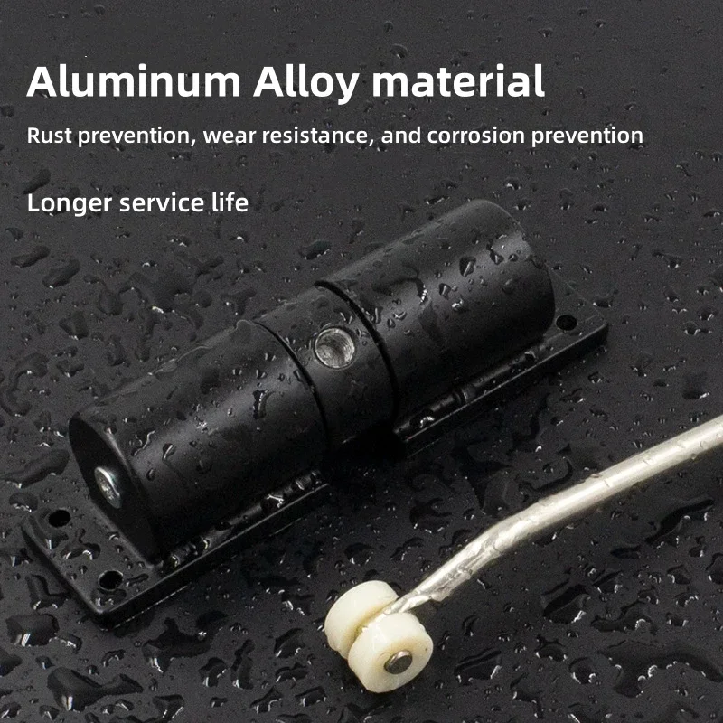 Penutup permukaan penutup dapat diatur otomatis keselamatan tugas berat penutup musim semi untuk eksterior Interior penutup pintu hitam