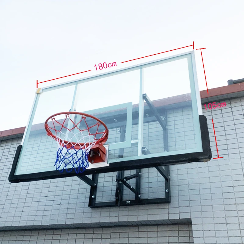 

Wall-Mounted Professional Indoor Basketball Hoop & Backboard