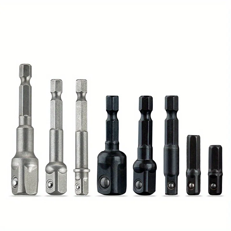 

Impact Grade Drill Sleeve Adapter Kit - Chrome Vanadium Alloy Steel, Square Head Conversion Bead Connecting Rod