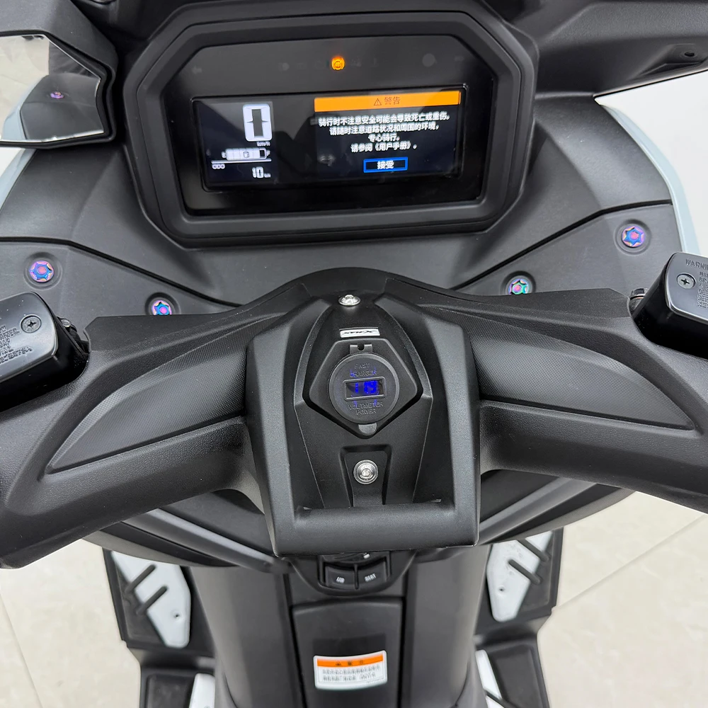 FOR YAMAHA X-MAX 300 XMAX300 XMAX250 125 2017-26 Motorcycle GPS Phone Navigation Bracket Wireless USB Charging Port Holder Mount