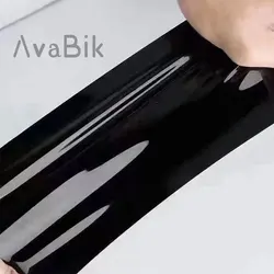 1.52x15M Automobile engine cover front bumper protective film Gloss Black TPU Car Body Vinyl Paint Protection Film Anti-scratch