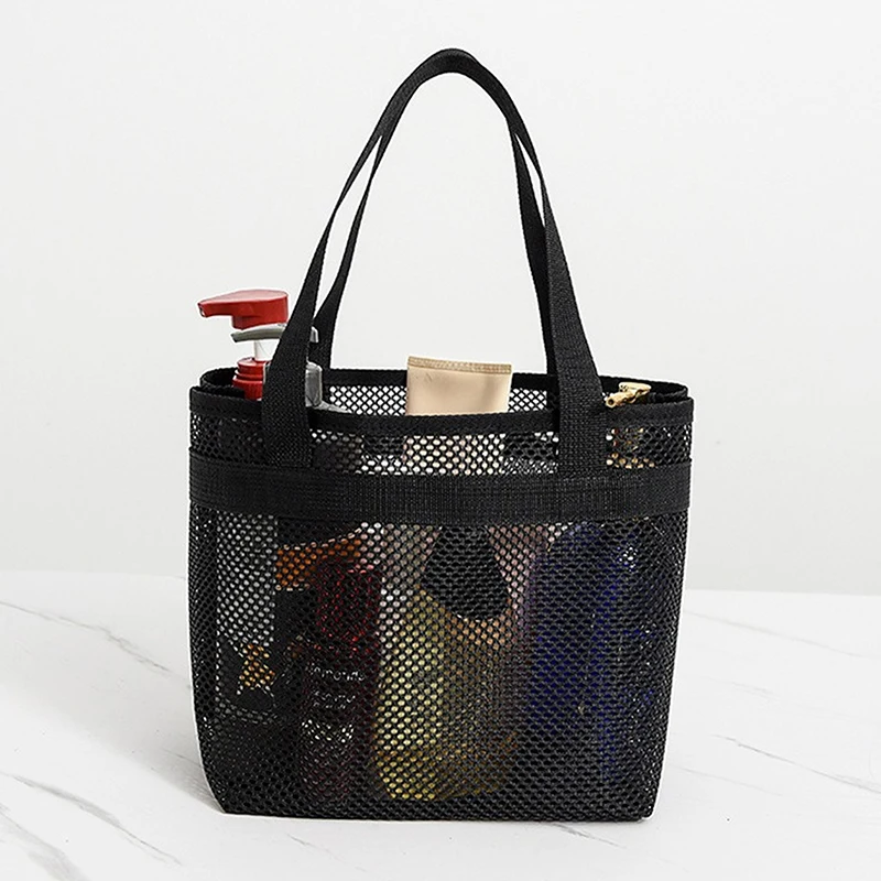 

Large Travel Bag Organization Storage Bag Reusable Eco Bag Clothing Portable Outdoor Beach Mesh Pouch Bathroom Wash Bag Package