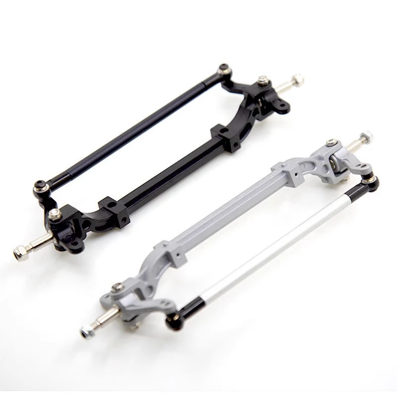 LESU Modell 1PC Metall-Vorderlenkgestänge für 1/14 Tamiya Truck – Schwarze Achsstange (RC-Traktor-Upgrade-Teil) – Detail 6