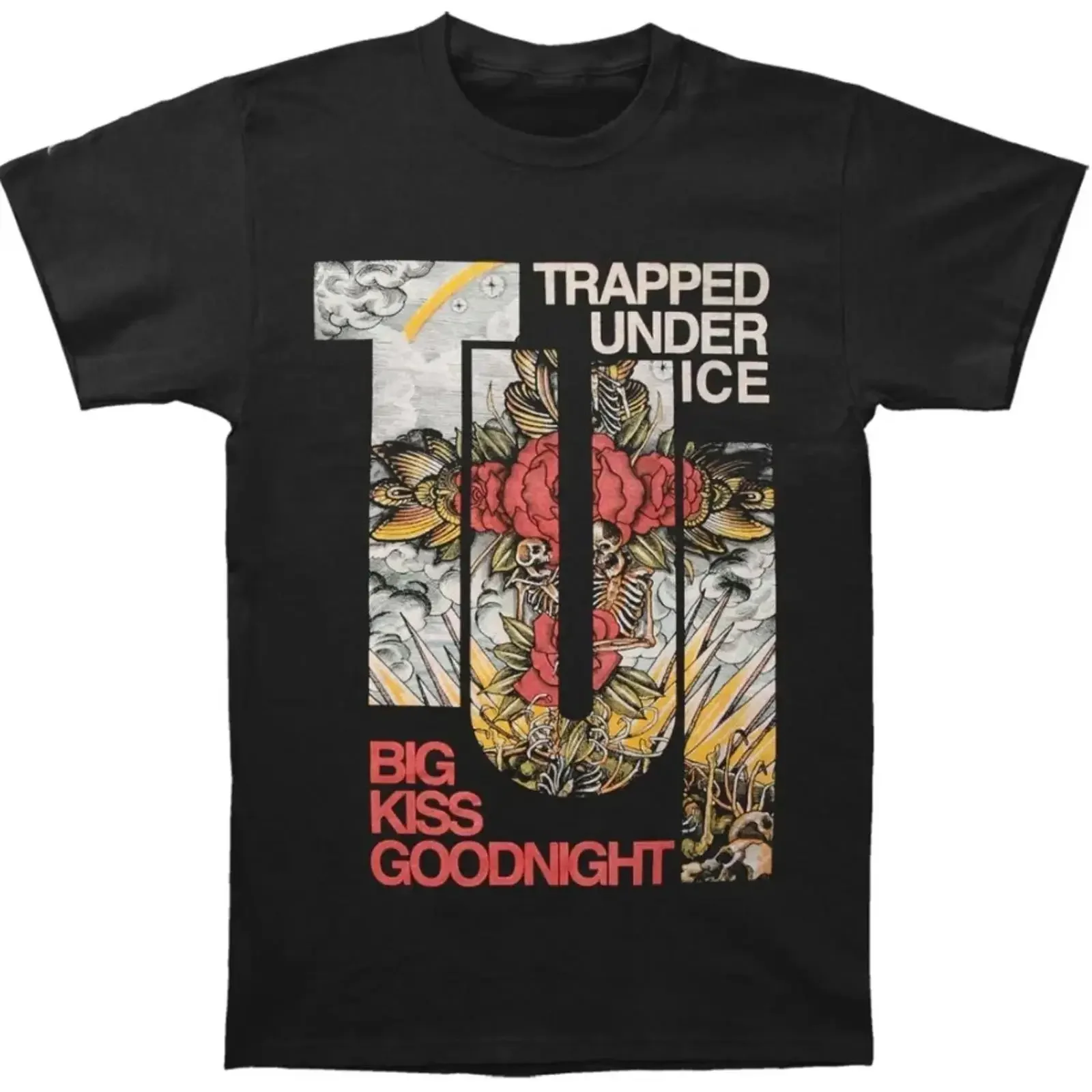 Trapped Under Ice Big Kiss Goodnight Cotton  T Shirt TS422 vintage Washed Top For Everyday Wear designer clothes graphic