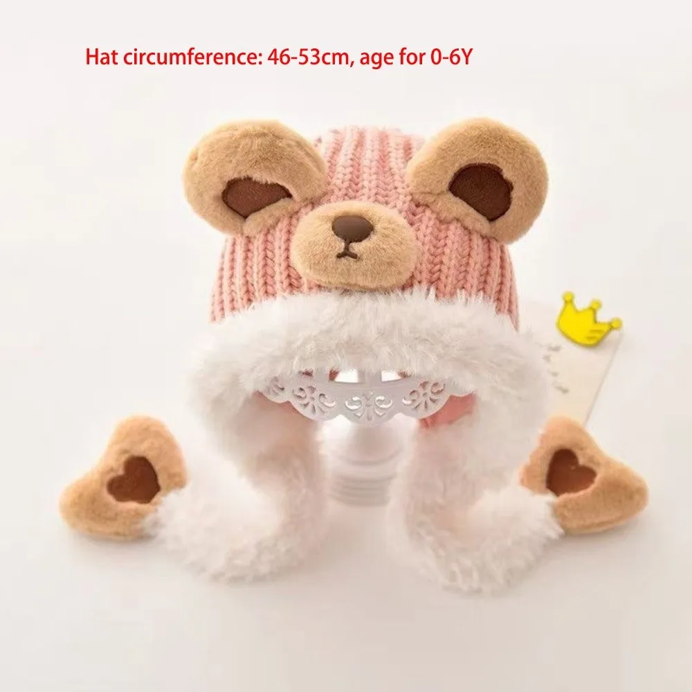 Nowa czapka Lei Feng, wiatroodporna, chroniąca przed zimnem, wkładana przez głowę, dziergana, urocza czapka z uszami kapybary, chroniąca uszy, na jesień i zimę.