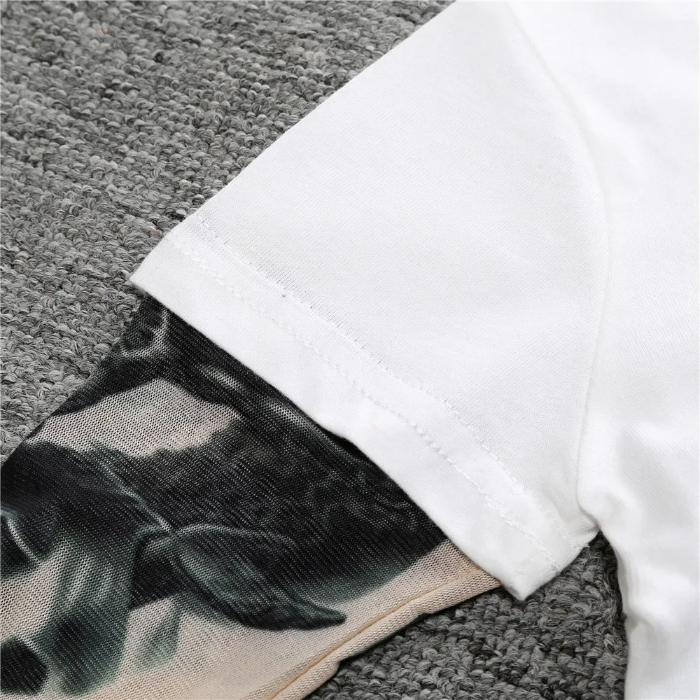 Girls T-Shirt Long Sleeve Cotton Kids Casual Clothes Children Cartoon Tattoo Print T Shirt Toddler Girls Tops Long Sleeves Boys