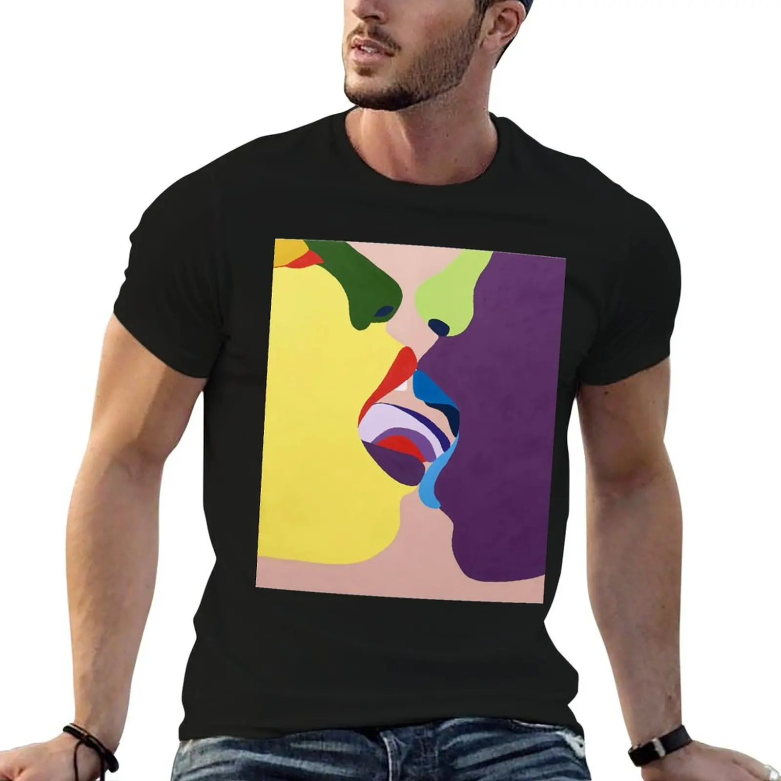 

lips color damien hirst T-Shirt t shirt custom print funny t shirts dark humor t shirt personalised T-Shirt