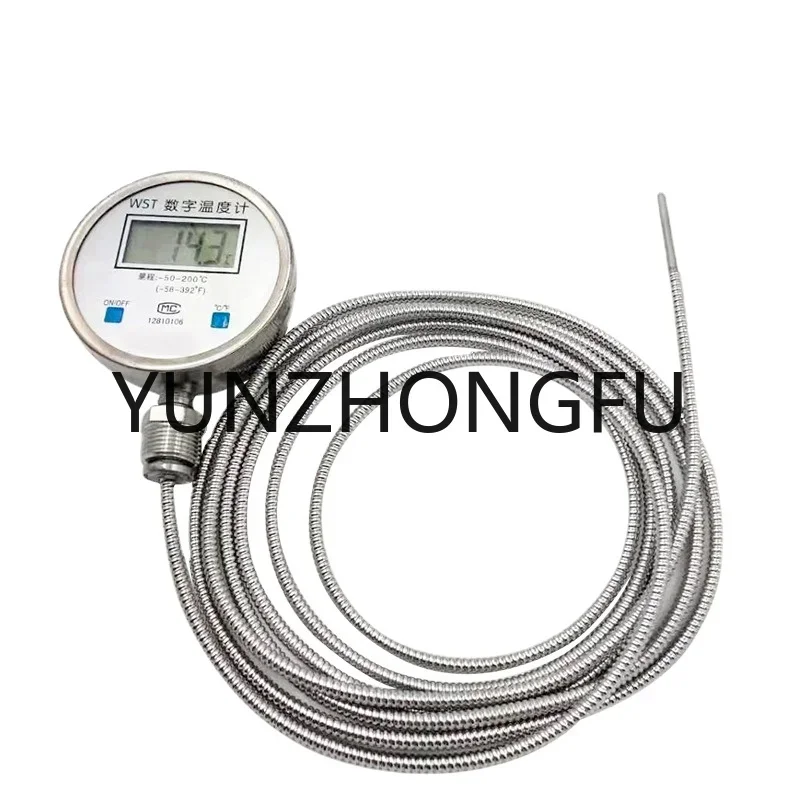 Digital Thermometer with Probe WST/DTM-491 High Precision Electronic Industry Waterproof Digital Water Thermometer