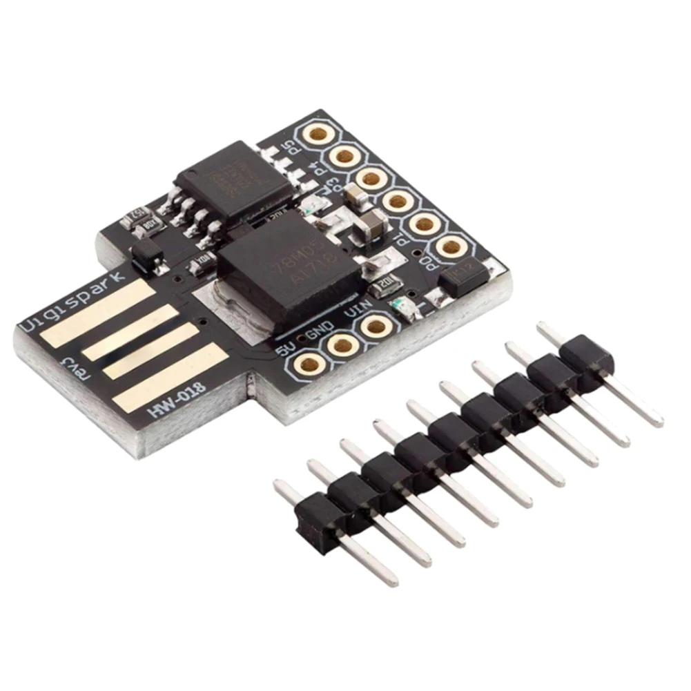 A55T 5Pcs Attiny85 Digispark I2C LED Rev.3 Kickstarter 5V IIC SPI USB Development Board 6 I/O Pins For Arduino