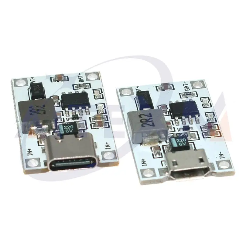 2S 7.4V 8.4V Lithium Battery Charging Module Micro/Type-C USB Booster Charging Board 5V 2A to 8.4V Charging Two Batteries NEW