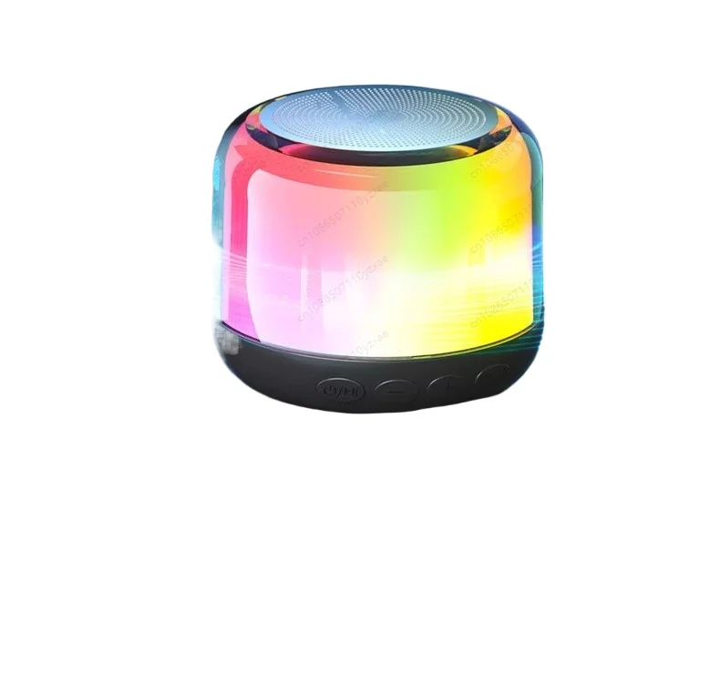 BTS02 Bluetooth Speaker with RGB Light, TF Card & Portable Mini Design, Strong Bass for Outdoor