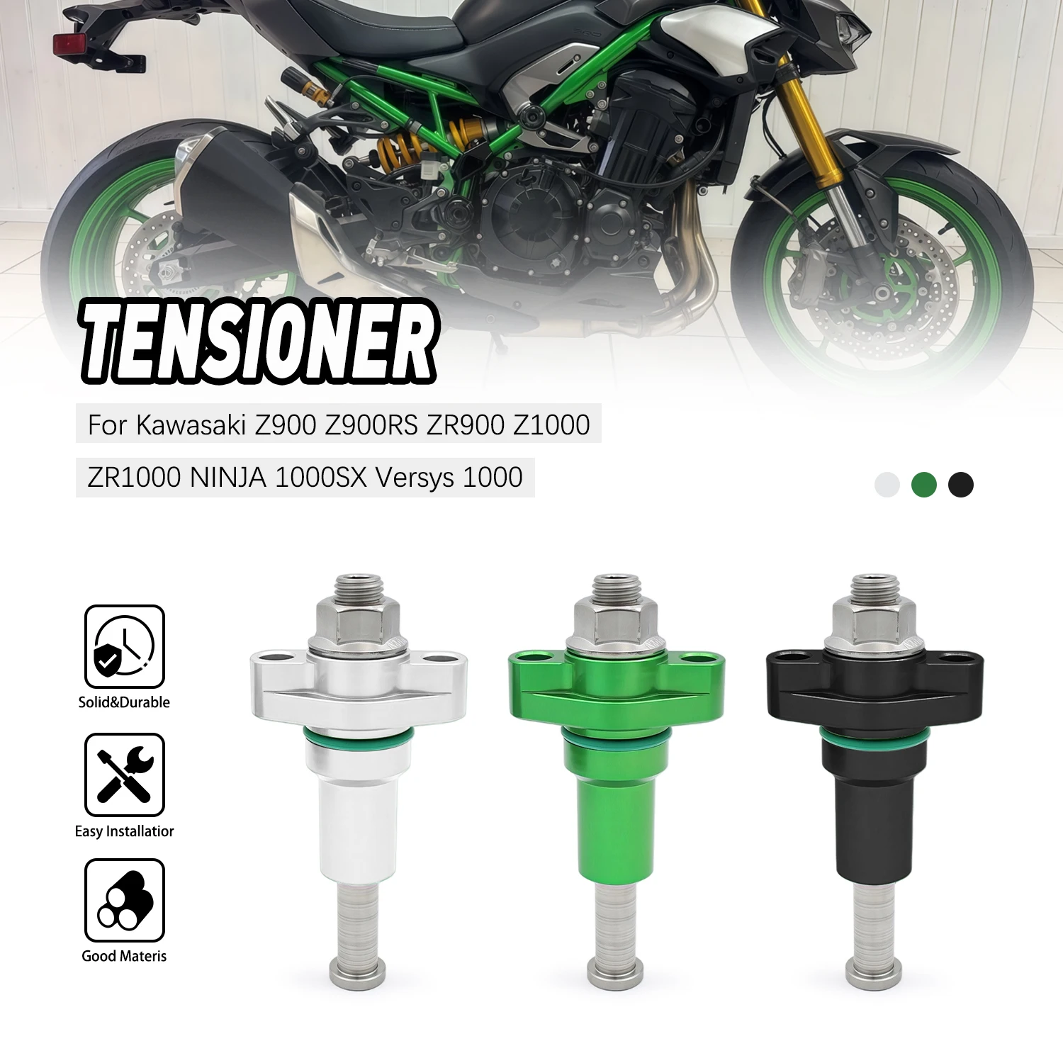 

For Kawasaki Z900RS ZR900 Z1000 ZR1000 Ninja 1000SX ZX1000 Versys KLZ1000 Accessories Moto Manual Cam Chain Tensioner Assy