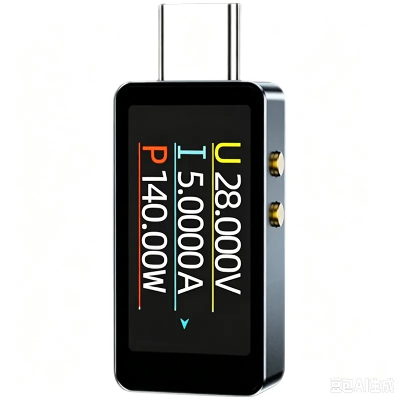 1pcs USB Tester PD3.1 Type-C Voltmeter Ammeter | 28V Color Screen Digital Multimeter, Fast Chargers | for  CC1