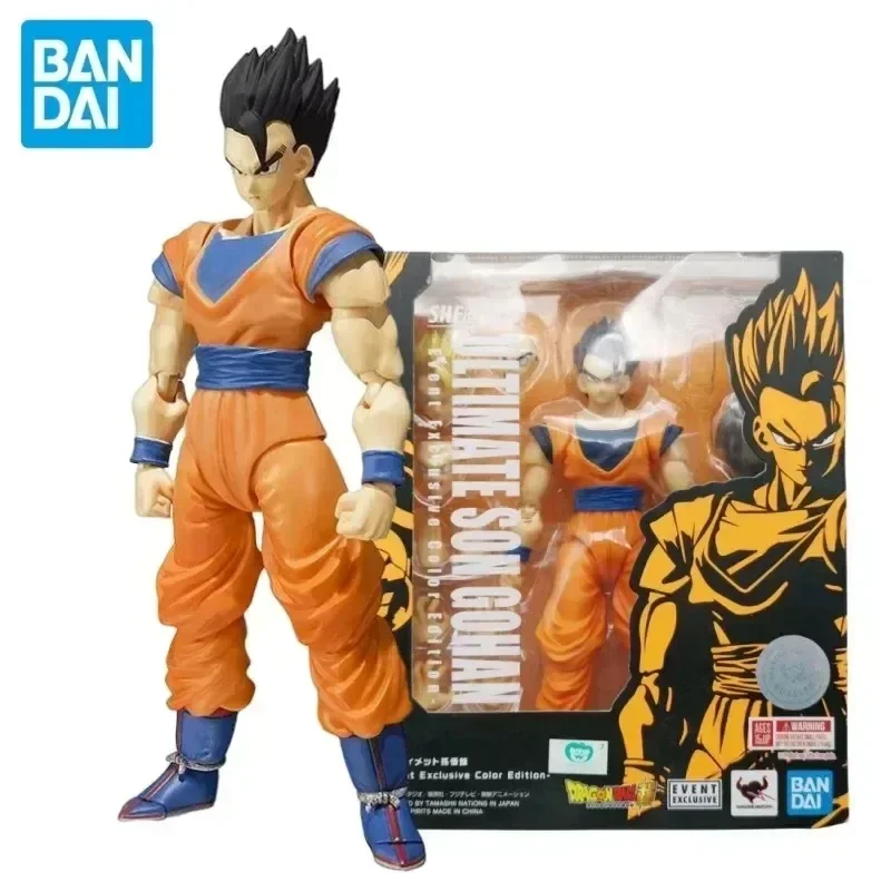 In Stock Original Bandai Dragon Ball Super S.H.Figuarts Youth Ultra Ultimate Gohan Limited Anime Action Figures Model Toys Gift