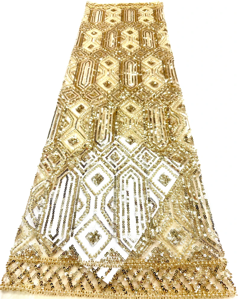 

Высококачественная африканская ткань с пайетками и бисером для жениха, кружево 2026 года, вышивка, французский тюль, нигерийское кружево для шитья и свадебных нарядов