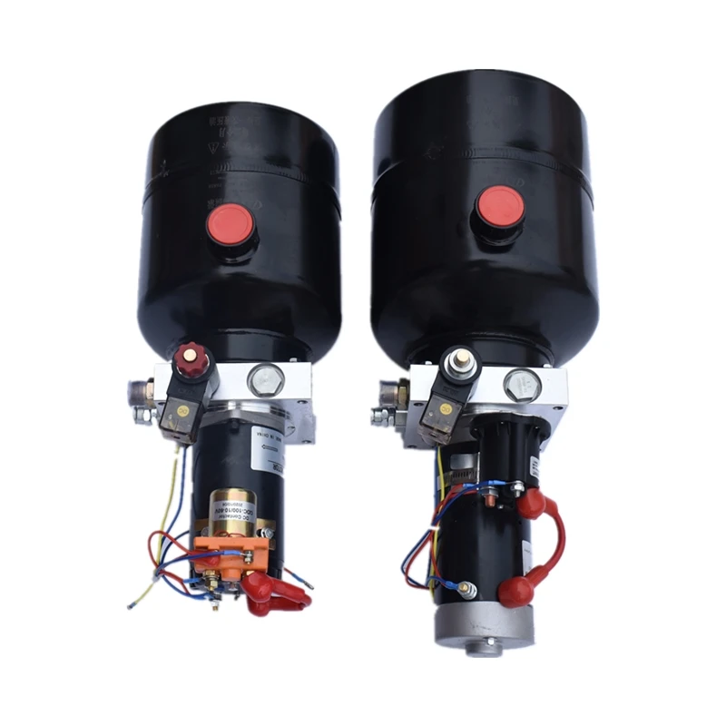 Modification of 12V-72V hydraulic accessories for electric vehicle hydraulic tipping dump equipment
