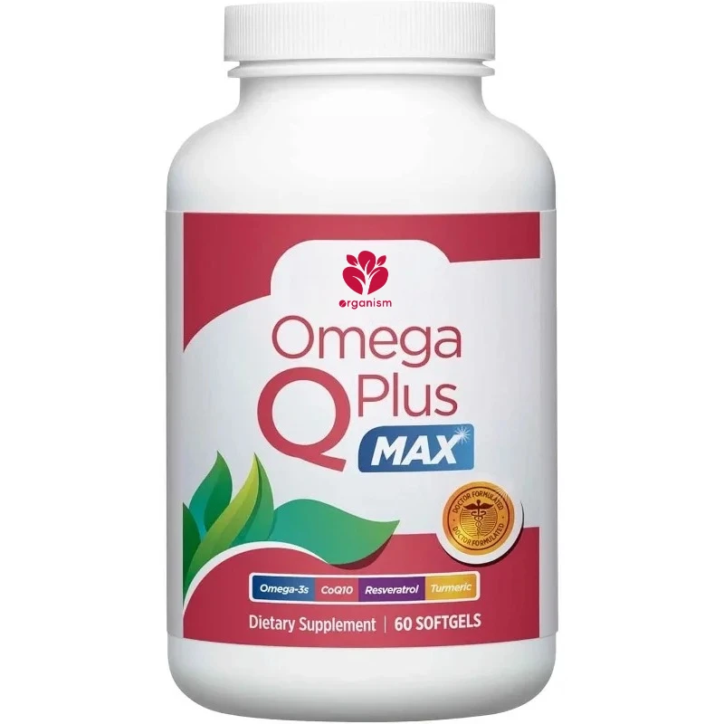 

Overall health and anti-aging support of 100mg coenzyme Q10 and turmeric (60 softgel capsules)