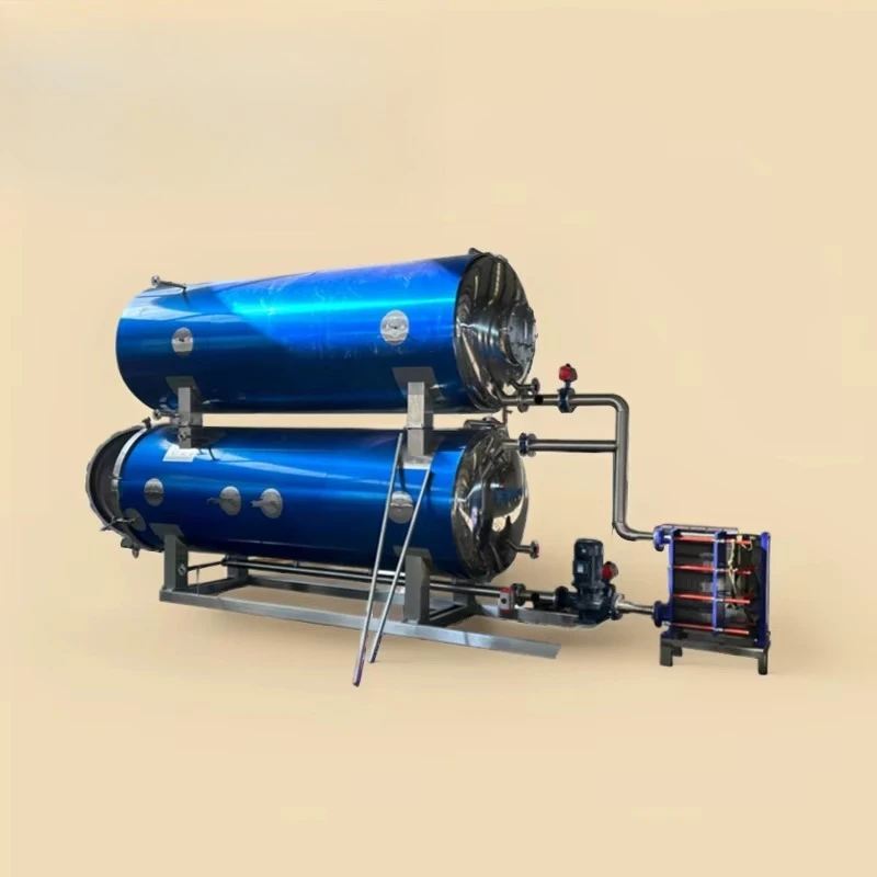 Pet Food Sterilization Pot Canned Spray Sterilizer Bagged Meat Water Bath Sterilizing Retort Machine for Ready to Eat Meals