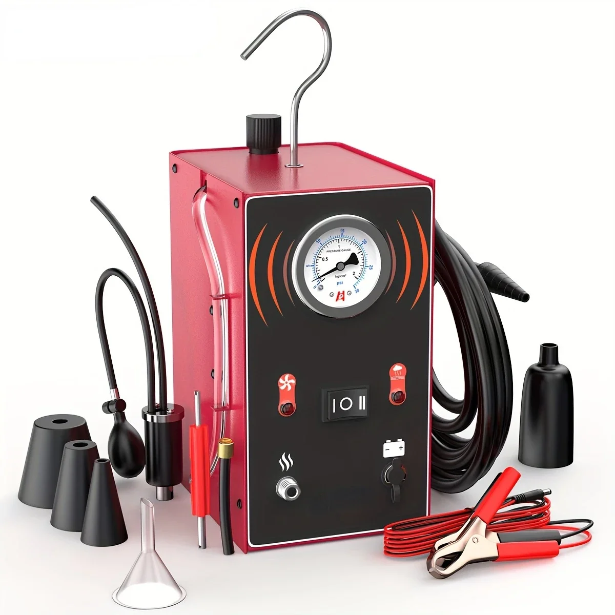 

Automotive Professional S200 Smoke Machine - Reliable Built-in Air Pressure Gauge, Dual Mode Operation - Effective Evap Leak Det